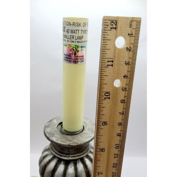 Table Lamp Urn Style Neoclassical 12"Tall Plaster Resin Column Design Tested VTG - Picture 9 of 12